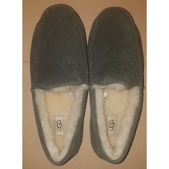 UGG ASCOT Casual Comfort Suede Slipper Loafers BURNT OLIVE 1101110 Men\'s 10 NWOB main image 5